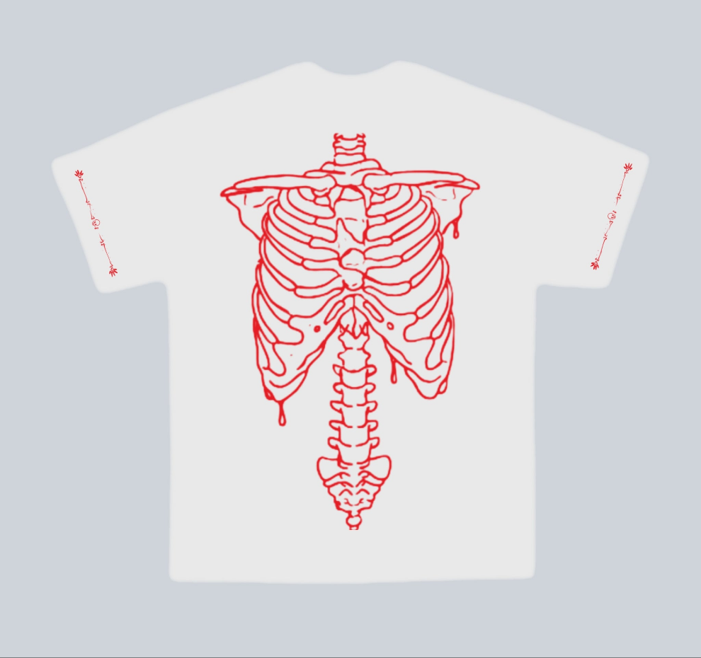 Skeletal Signage Tee