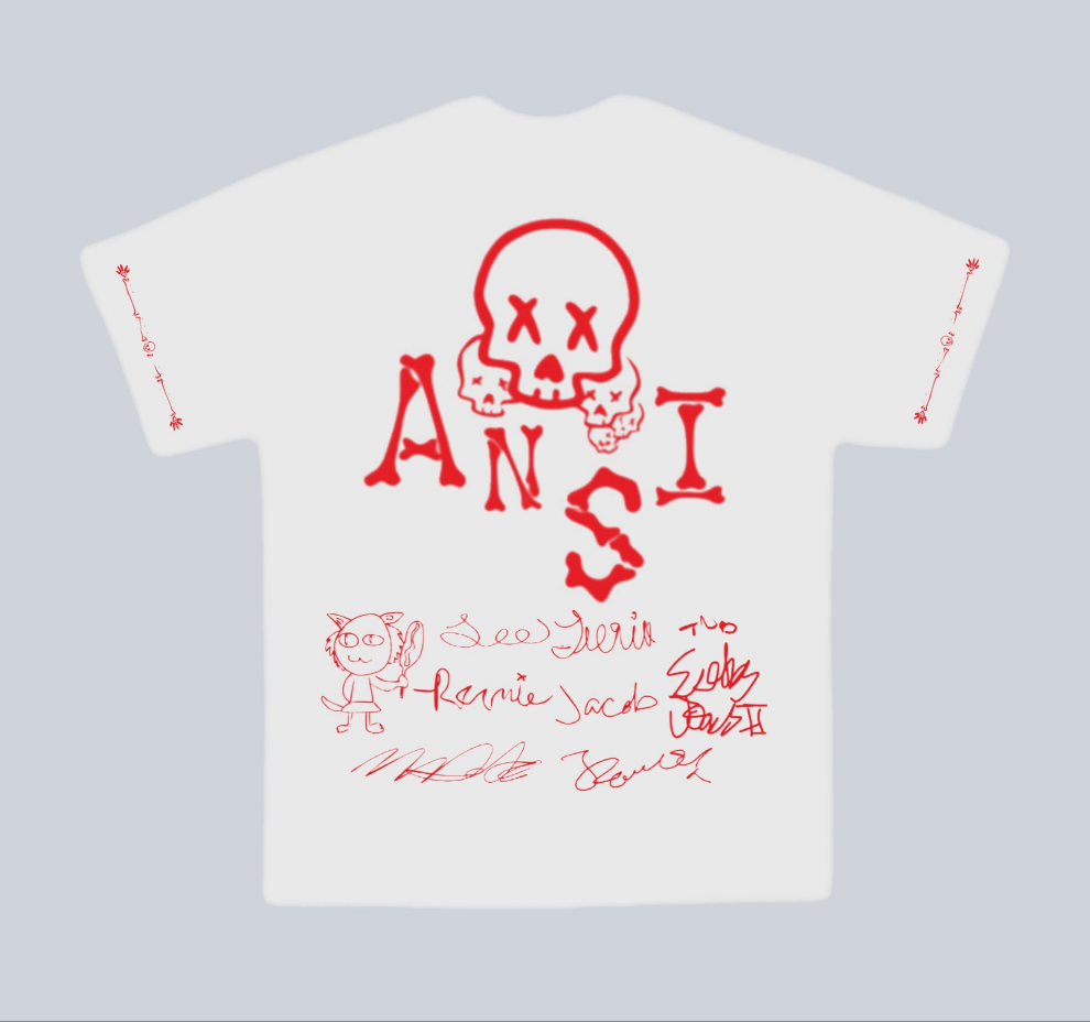 Skeletal Signage Tee